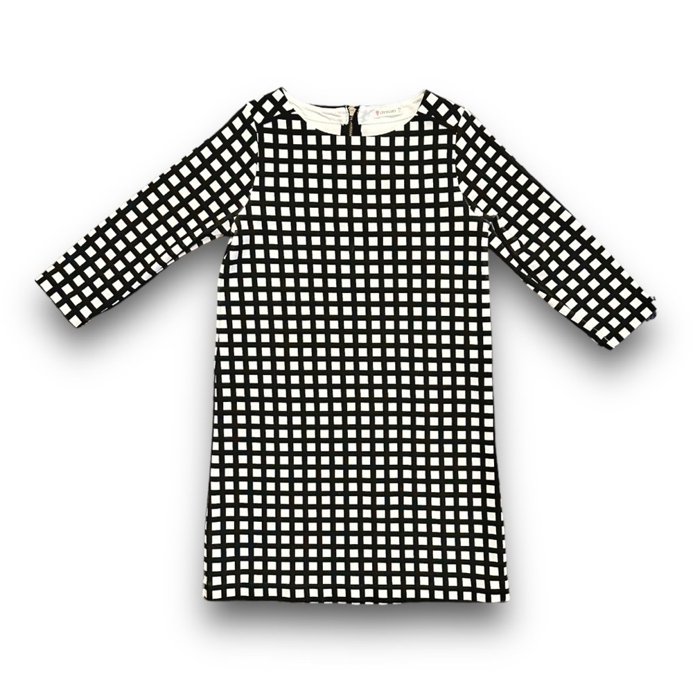 Crewcuts | Windowpane Shift Dress (7) 🖤🤍🖤
